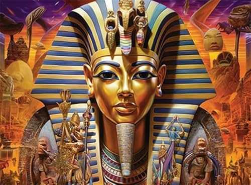 1000 Stück Puzzles Für Erwachsene Und Familien Puzzles Pharaoh'S Sphinx Formation Holzspiel Motivationsspielzeug Pädagogisch Intellektuell von PEKNUX