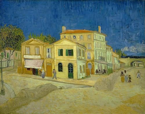 1000 Stück Van Gogh Vincents Haus In Arles Das Gelbe Haus Berühmtes Gemälde Spiele Für Erwachsene Puzzles Für Kreative Weihnachten von PEKNUX