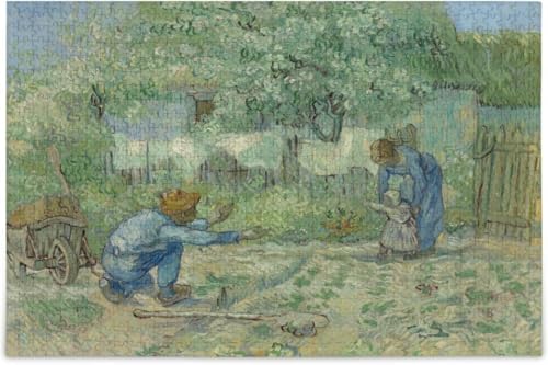 1000 Stück Vincent Van Gogh Puzzle Kunstwerk Gemälde Puzzles Für Erwachsene von PEKNUX