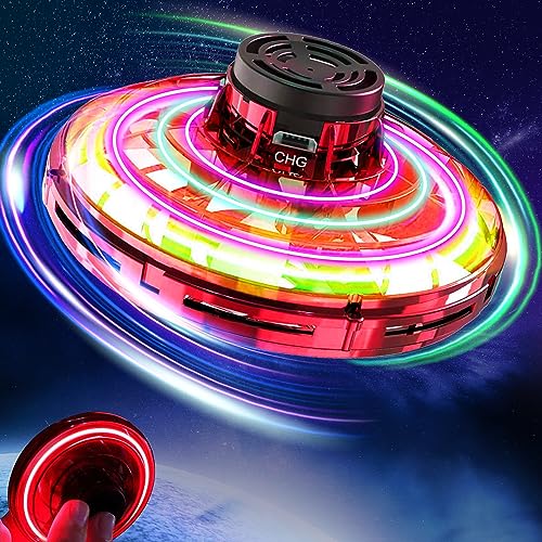 Flying Spinner Mini Drone, Infinity UFO Mini Drohne für Kinder Erwachsene, Fliegender Boomerang Orbi Neovany Fidget Spiner Spielzeug, Coole Sachen Geschenk für Jungen Mädchen Teenager 8 9 10+ Jahren von PEKOIU