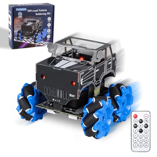 PEMENOL DIY Robot Car Kit 4-Rad-Minirobotfahrzeug löt bausatz mit Mecanum-Rädern, 360-Grad-Drehung, Zwei Steuerungsmethoden, unterhaltsames Bildungsspielzeug für Studenten und Hobbyisten Geschenk PEMENOL DIY Robot Car Kit 4-Rad-Minirobotfahrzeug löt bausatz mit Mecanum-Rädern, 360-Grad-Drehung, Zwei Steuerungsmethoden, unterhaltsames Bildungsspielzeug für Studenten und Hobbyisten Geschenk von PEMENOL