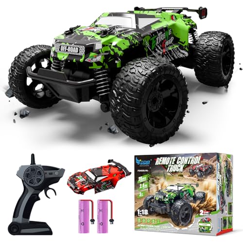 Ferngesteuerter Monstertruck Ferngesteuert, 1:18 Ferngesteuertes Auto ab 3 4 6 8 Jahre Mit Karosserielicht/Doppelschale, RC Auto Ferngesteuert ab 3 4 6 8 Jahre Kinder Geschenke für Jungen und Mädchen Ferngesteuerter Monstertruck Ferngesteuert, 1:18 Ferngesteuertes Auto ab 3 4 6 8 Jahre Mit Karosserielicht/Doppelschale, RC Auto Ferngesteuert ab 3 4 6 8 Jahre Kinder Geschenke für Jungen und Mädchen von PENGBU RC