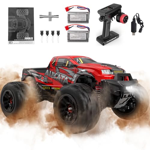 Ferngesteuertes Auto, 36+ km/h 4WD RC Auto Offroad für Erwachsene Kinder, 2,4 GHz 1/18 Monstertruck Ferngesteuert, All Terrain wasserdichte RC Car, Ferngesteuertes Autos ab 6 8 10 Jahre von PENGBU RC