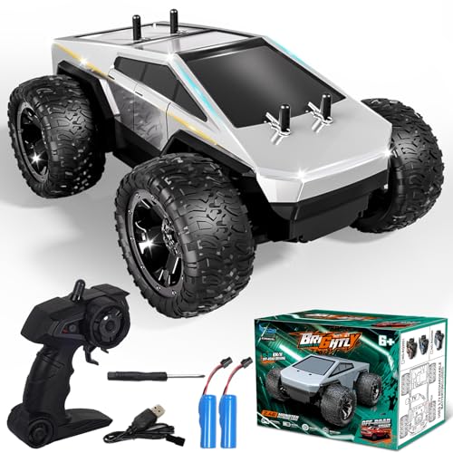 Monster Truck Ferngesteuert, 2,4 GHz 1:18 RC Monstertruck mit LED Blinken, 20km/h Ferngesteuertes Auto ab 3 4 5 6 8 Jahre, Hobby Offroad Monster RC Truck, Geschenke für Jungen und Mädchen Monster Truck Ferngesteuert, 2,4 GHz 1:18 RC Monstertruck mit LED Blinken, 20km/h Ferngesteuertes Auto ab 3 4 5 6 8 Jahre, Hobby Offroad Monster RC Truck, Geschenke für Jungen und Mädchen von PENGBU RC