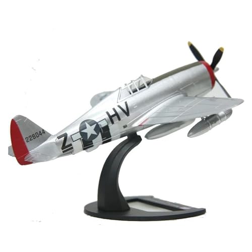 Ferngesteuertes Flugzeug Druckguss-Flugzeug, Maßstab 1:72, P-47-Kampfflugzeug, Spielzeug, F, 2. Weltkrieg, Plane Statc Display von PENGJ