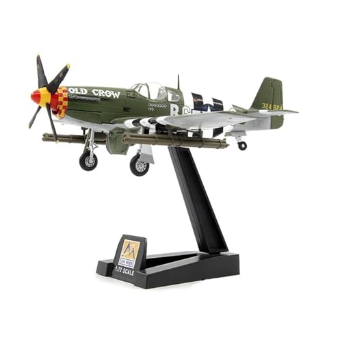 Ferngesteuertes Flugzeug Für American P-51B M&ust&ang Fighter P51 Modell Souvenir Ornamente Display Dekoration Spielzeug Diecast Maßstab 1/72 von PENGJ