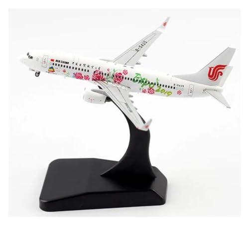 PENGJ Ferngesteuertes Flugzeug 1:400 JC Wings XX4056 Air China „Star Alliance“ Boeing B737-800 Druckguss-Flugzeug Jet Modell B-5425 von PENGJ