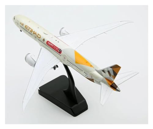 PENGJ Ferngesteuertes Flugzeug 1:400 JC Wings XX4219 Etihad Airways „Dreamliner“ Boeing B787-9 Druckguss-Flugzeug Jet Modell A6-BLM von PENGJ