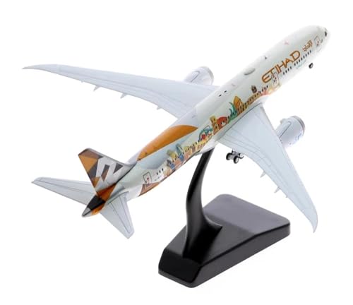 PENGJ Ferngesteuertes Flugzeug 1:400 JC Wings XX4255 Etihad Airways Dreamliner Wählen Sie Die Italienische Lackierung B787-9 Druckguss-Flugzeugmodell A6-BLH von PENGJ