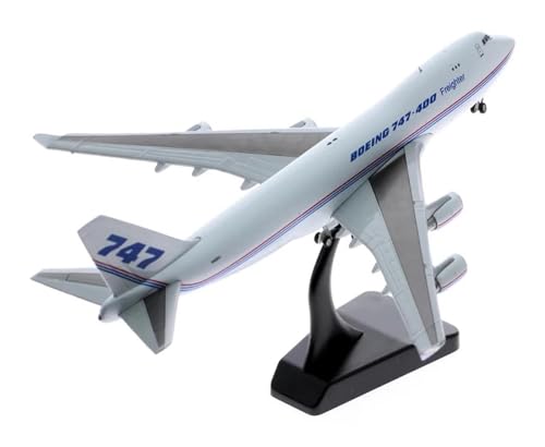 PENGJ Ferngesteuertes Flugzeug 1:400 JC Wings XX4446 Boeing Company House Color B747-400F(SCD) Druckguss-Flugzeugmodell N6005C Mit Ständer von PENGJ