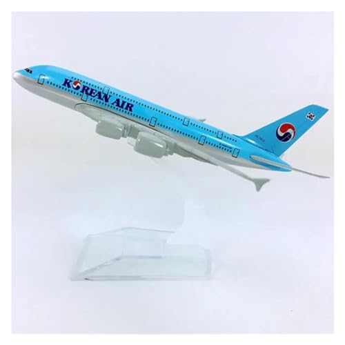 PENGJ Ferngesteuertes Flugzeug 14 cm 1:400 A380-800 Modell Koreanische Luft Flugzeuge Mit Basis Legierung Flugzeug Flugzeug Sammeln Display Spielzeug von PENGJ