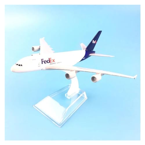 PENGJ Ferngesteuertes Flugzeug 16 cm DHL Boeing B757 UPS Boeing B747 Fedex Express Airbus A380 Flugzeugmodell Druckgussflugzeuge Im Maßstab 1:400(EIN) von PENGJ