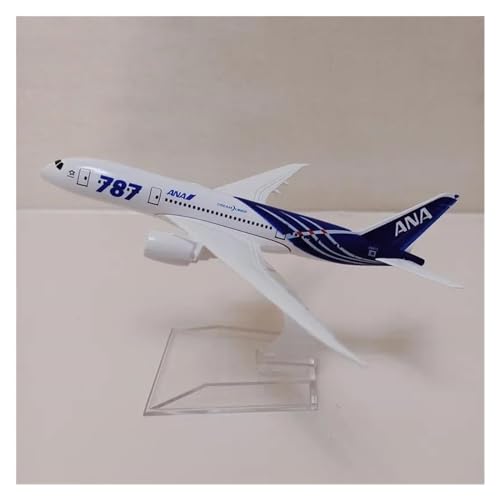 PENGJ Ferngesteuertes Flugzeug 16 cm Legierungsmetall Air JAPAN Airlines ANA Boeing 777 787 B777 B787 Airways Flugzeugmodellflugzeug Im Maßstab 1:400 Druckgussflugzeug(B) von PENGJ