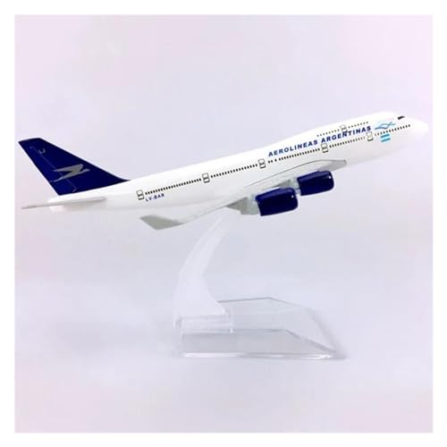 PENGJ Ferngesteuertes Flugzeug 16CM 1:400 B747-400-Modell Einer Fluggesellschaft Mit Flugzeug-Ausstellungsmodell Aus Unedler Metalllegierung von PENGJ