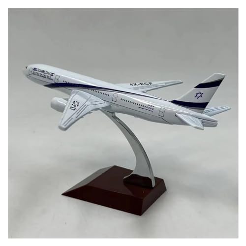 PENGJ Ferngesteuertes Flugzeug 16CM 1:400 B777 Modell EL Al Air Airlines Basis Legierung Flugzeug Flugzeug Sammeln Luftfahrt Modell Sammlung Spielzeug(EIN) von PENGJ