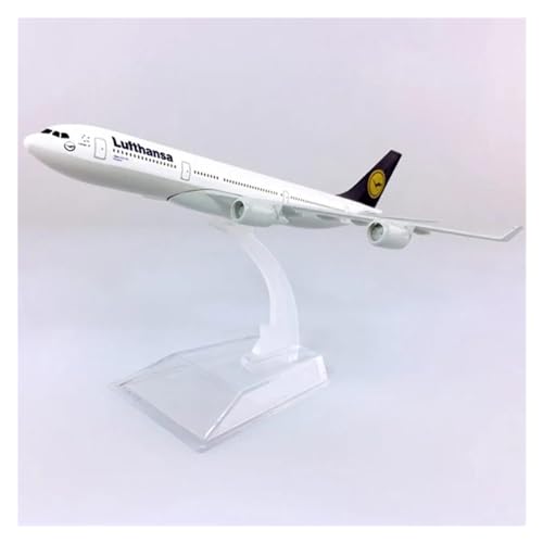 PENGJ Ferngesteuertes Flugzeug 16CM Maßstab 1:400 Luftflugzeug A340 Modell W Basislegierung Flugzeug Flugzeug Display Spielzeug Dekoration von PENGJ