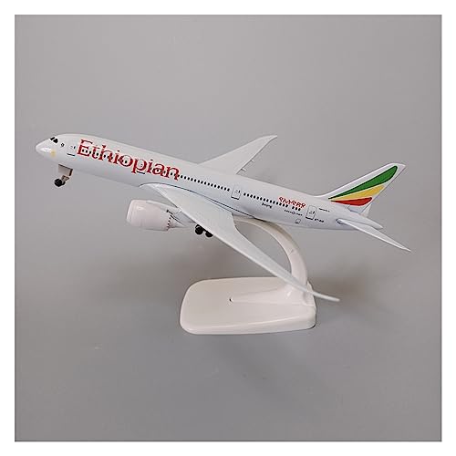 PENGJ Ferngesteuertes Flugzeug 20 cm Für Ethiopian Airways Boeing 787 B787 Airlines Legierung Metall Druckguss Flugzeug Modell Flugzeug Flugzeug Mit Rädern Flugzeug von PENGJ