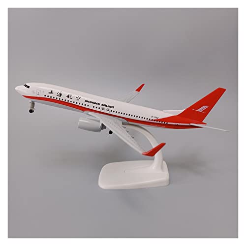 PENGJ Ferngesteuertes Flugzeug 20 cm Legierungsmetall China Air Shanghai Airlines Boeing 737 B737 Airways Flugzeugmodell Druckgussflugzeug Mit Rädern von PENGJ