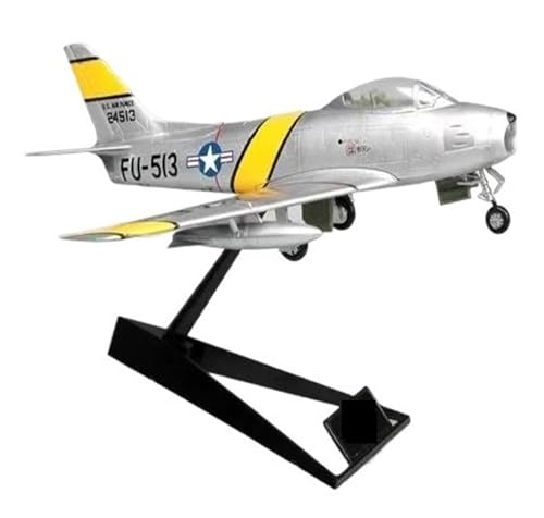 PENGJ Ferngesteuertes Flugzeug 37101 1/72 F-86F Sabre Warplane Warcraft Silber FU513 FU972 Militärisches Statisches Plastikmodell von PENGJ