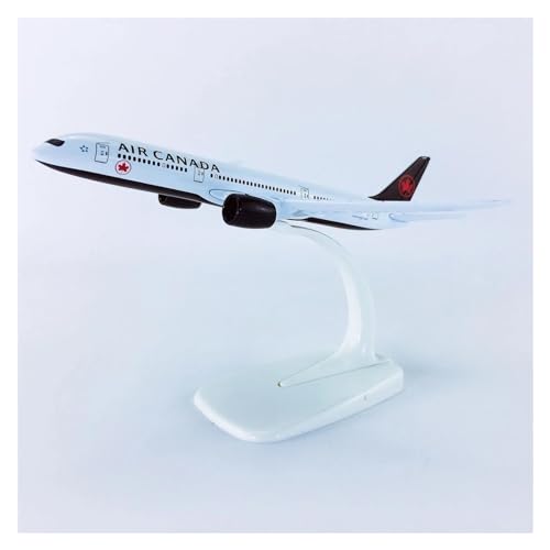 PENGJ Ferngesteuertes Flugzeug Air Canada Airlines Boeing 787 B787 Airways Modellflugzeug, Metalllegierung, Maßstab 1:400, Druckguss-Flugzeugmodell von PENGJ