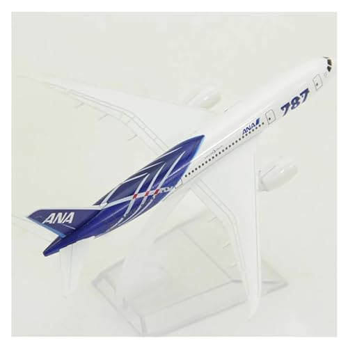 PENGJ Ferngesteuertes Flugzeug Alle Nippon Airways Boeing 787-8 Alloy Aviation Airliner-Flugzeugmodellsammlung Aus Druckguss Im Maßstab 1:400 von PENGJ