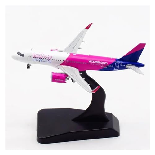 PENGJ Ferngesteuertes Flugzeug Diecast 1/400 Skala A320 NEO HA-LJA WIZZ Air Airline Flugzeug 320 Flugzeug Modell Flugzeuge Modell Spielzeug von PENGJ