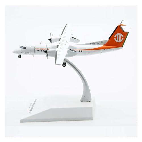 PENGJ Ferngesteuertes Flugzeug Diecast 1:200 Maßstab Dash-8-300 B-15225 Uni AIR Flugzeug Flugzeug Flugzeug Legierung Metall Modell Mit Basis Fahrwerk Spielzeug von PENGJ