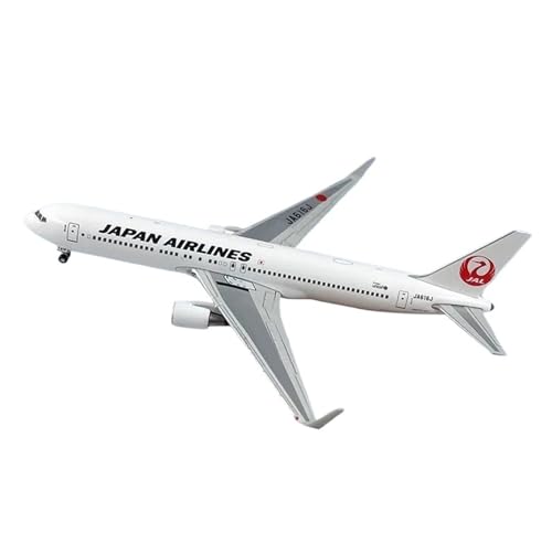 PENGJ Ferngesteuertes Flugzeug Druckguss, Maßstab 1:400, Jal Japan Airlines, Boeing B767-300er Verkehrsflugzeug, Ja616j, Flugzeugmodell, Legierung, Statisch von PENGJ