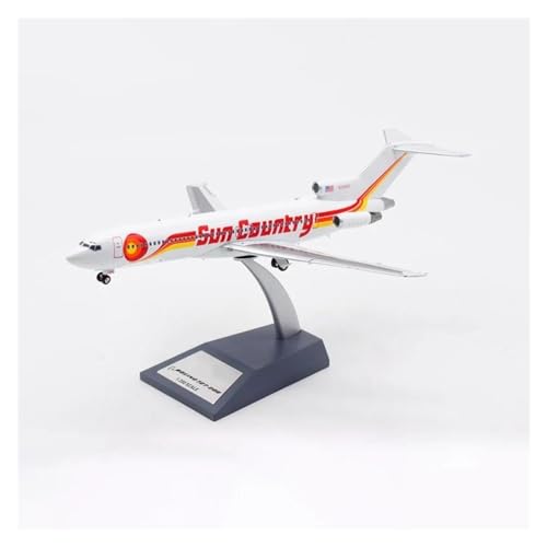 PENGJ Ferngesteuertes Flugzeug Druckguss-Legierung, Maßstab 1:200, B727-200 N288SC, Sun Country Airline-Flugzeugmodell, Fahrwerk, Flugzeug, Sammlerstück von PENGJ