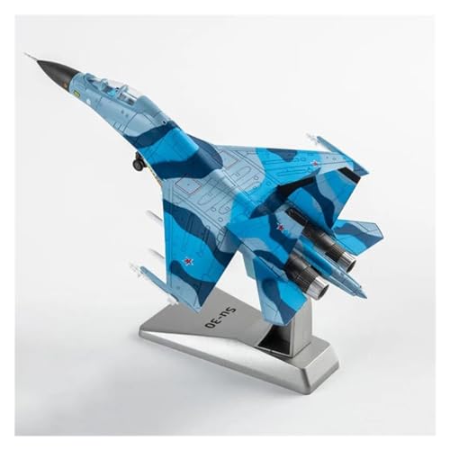 PENGJ Ferngesteuertes Flugzeug Druckguss-SU-30-Legierungsmaterial Im Maßstab 1:100, Militärflugzeug-Modell, Ornamente, Dekoration von PENGJ