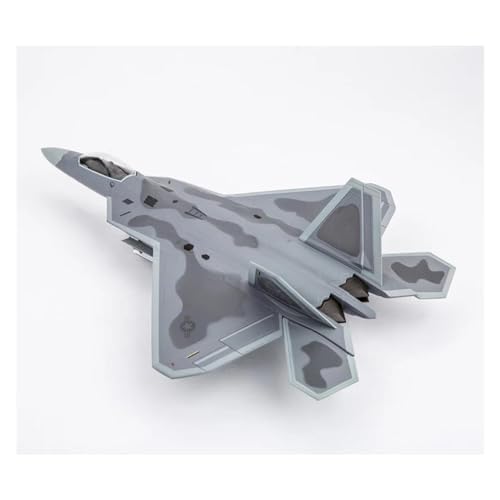 PENGJ Ferngesteuertes Flugzeug F22 Fighter-Legierungsmodell Im Maßstab 1:72, Fertiges Produkt, Statische Dekoration, Ornamente von PENGJ