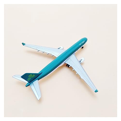 PENGJ Ferngesteuertes Flugzeug Flugzeugmodell Air AER Lingus Airbus 330 A330 Airlines Airways Flugzeugmodell W Räder Flugzeug Geschenk 13 cm von PENGJ