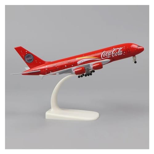 PENGJ Ferngesteuertes Flugzeug Flugzeugmodell Aus Metall, 20 cm, 1:400, Typ A380, Metallnachbildung, Legierungsmaterial, Luftfahrt(B) von PENGJ