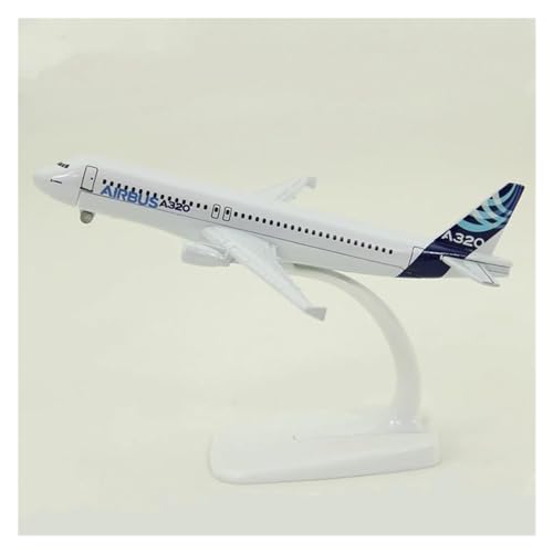 PENGJ Ferngesteuertes Flugzeug Für A320 Prototyp Flugzeug Flugzeug Modell Diecast Flugzeug Spielzeug Verkehrsflugzeug Kinder Sammeln 16 cm Maßstab 1:400 Airbus von PENGJ