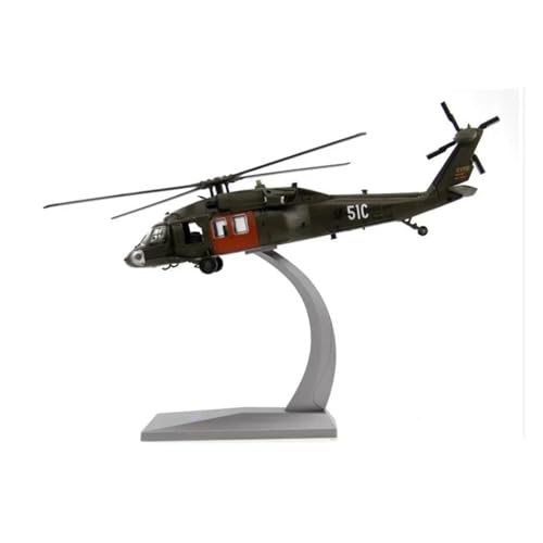 PENGJ Ferngesteuertes Flugzeug Für AF1 US Army UH-60A Hubschrauber Fertiges Legierungsflugzeugmodell Das Militärkampf Im Maßstab 1:72 Simuliert von PENGJ