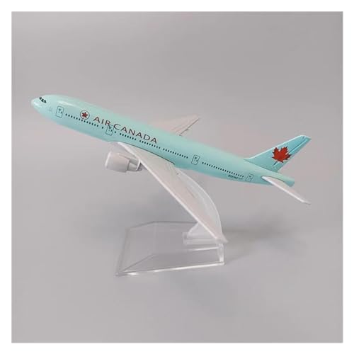 PENGJ Ferngesteuertes Flugzeug Für Air Canada B777 Airlines Diecast Flugzeug Modell Kanada Boeing 777 Airways Flugzeug Modell Flugzeug 16 cm von PENGJ