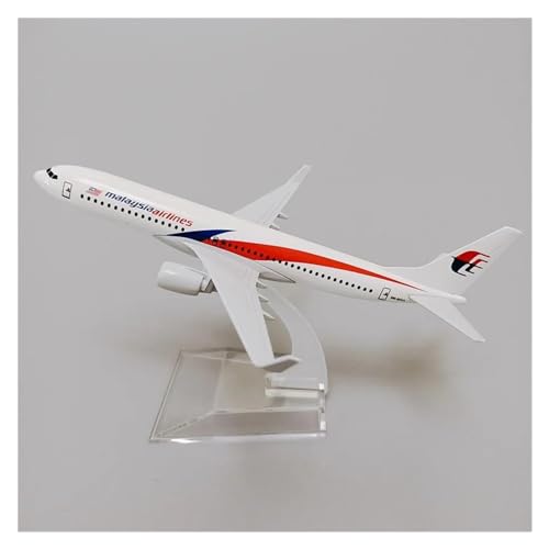 PENGJ Ferngesteuertes Flugzeug Für Air Malaysia Airlines B737 Boeing 737 Airways Diecast Flugzeug Modell Flugzeug Modell Flugzeug Flugzeug 16 cm Legierung Metall von PENGJ