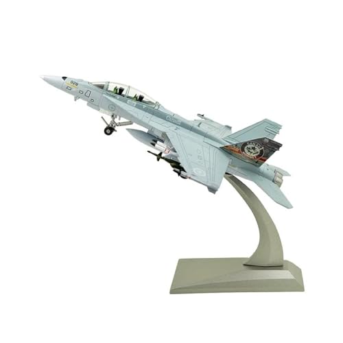 PENGJ Ferngesteuertes Flugzeug Für Canadian Air Force F/A-18B Fighter F18B Flugzeugmodelle Spielzeug Display Flugzeug Sammlung Maßstab 1:100 von PENGJ