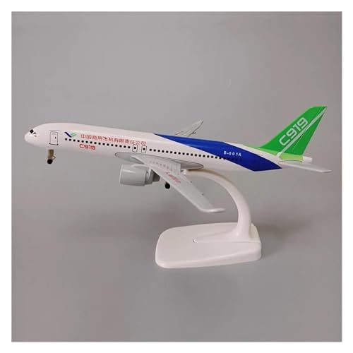 PENGJ Ferngesteuertes Flugzeug Für China Air COMAC C919 China Commercial Aircraft Corporation Airlines Diecast Flugzeug Modell Flugzeug Flugzeug 19 cm von PENGJ