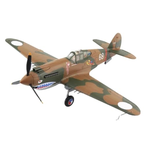 PENGJ Ferngesteuertes Flugzeug Für Curtiss Hawk 81A-2 1942 Legierung Flugzeug Modell Sammlung Souvenir Display Ornamente Druckguss Maßstab 1:72 von PENGJ