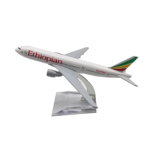 PENGJ Ferngesteuertes Flugzeug Für Ethiopian Airlines Boeing B777 Flugzeug Modell Flugzeug Metall Diecast Spielzeug Sammlung Display 16CM Flugzeuge von PENGJ