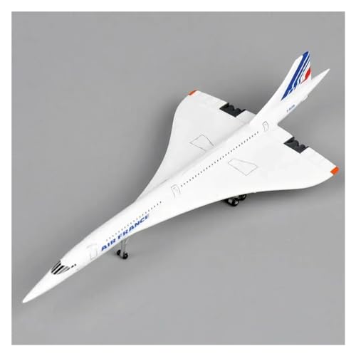 PENGJ Ferngesteuertes Flugzeug Für Flugzeug Concorde Air France 1976-2003 Verkehrsflugzeug Modell Kinderspielzeug Sammlung 1/400 von PENGJ