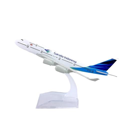 PENGJ Ferngesteuertes Flugzeug Für Garuda Indonesia B747-400 Modell Spielzeug Airlines Harz Flugzeug Verkehrsflugzeug Display Souvenir Sammlung 16CM Maßstab 1:400 von PENGJ