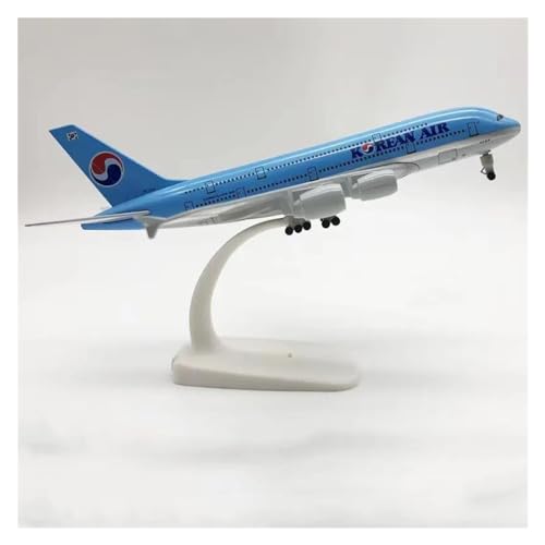 PENGJ Ferngesteuertes Flugzeug Für KOREA KOREAN AIR AIRBUS 380 A380 Airways Flugzeug Modell Diecast Air Flugzeug Modell Flugzeug 20 cm Legierung Metall von PENGJ