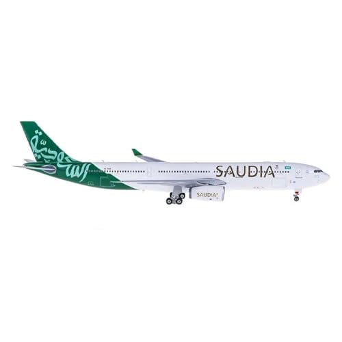 PENGJ Ferngesteuertes Flugzeug Für Saudia A330-300 HZ-AQE Diecast Flugzeug Legierung Flugzeug Modell Spielzeug Sammeln Ornament Display 1:400 von PENGJ
