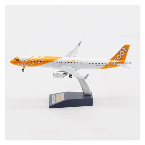 PENGJ Ferngesteuertes Flugzeug Für Singapore Scoot A321NEO 9V-TA Legierung Flugzeug Modell Sammlung Souvenir Display Ornamente Diecast Maßstab 1:200 von PENGJ