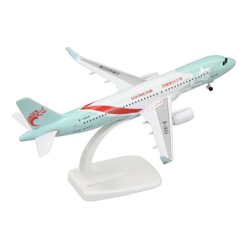 PENGJ Ferngesteuertes Flugzeug Für Zhejiang Changlong Airlines A320 Flugzeug Modell Legierung Druckguss Spielzeug Erwachsene Fans Sammeln Souvenir 20CM Maßstab 1:400 von PENGJ