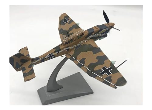 PENGJ Ferngesteuertes Flugzeug Junkers JU-87 Bomber Aus Dem Zweiten Weltkrieg, Metalllegierung, Kampfflugzeug, Modell, Anzeige, Ault, Maßstab 1:72 von PENGJ