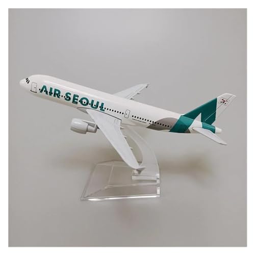 PENGJ Ferngesteuertes Flugzeug Legierung Metall Korean Air SEOUL Airlines Airbus 320 A320 Flugzeug Modell Airways 1/400 Maßstab Druckguss Flugzeug Modell Flugzeug 16 cm von PENGJ