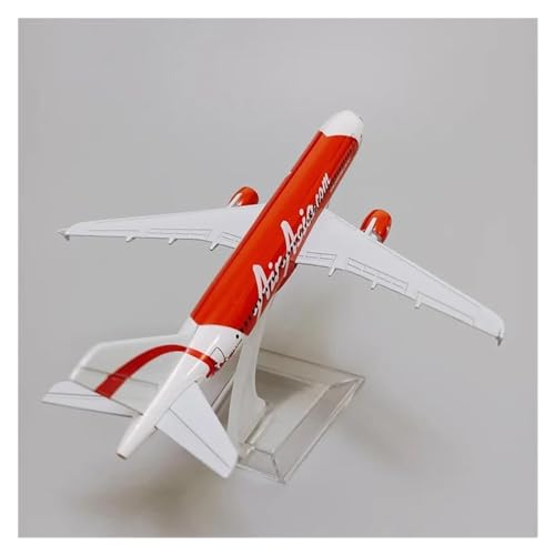 PENGJ Ferngesteuertes Flugzeug Legierungsflugzeugmodell Avion Air Asia Airbus A320 Flugzeug 16 cm Druckguss-Flugzeugmodell Asia Airbus 320 von PENGJ